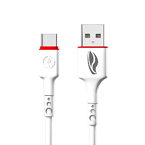 Cabo Tipo C 1m CB-C100WH C3 Tech Branco