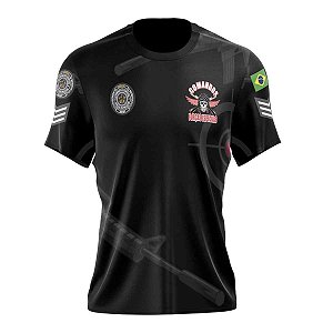 Camiseta Manga Curta  Comandos Forças Especiais