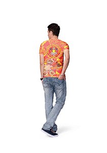 Camiseta Manga Curta Personalizada  Com Sua Estampa em  Sublimação Total Personalizadas ( Pedido Mínimo 10 camisetas )
