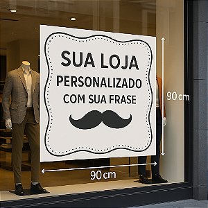 Adesivos 90x90 cm Personalizados com sua marca a prova de água