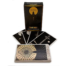 Baralho O Grande Tarot Negro 78 Cartas Com Manual Novo