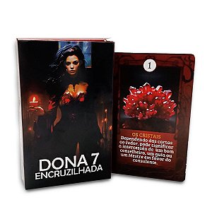 Baralho Taro Pombagira Dona 7 Encruziladas 36 Cartas