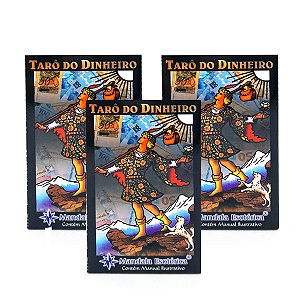 Kit Revenda 6 Baralhos Tarô do Dinheiro Completo 78 Cartas