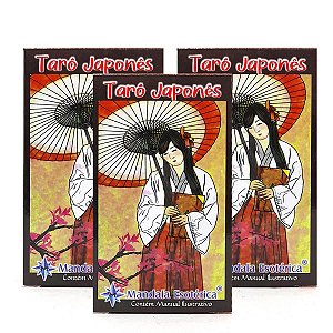 Kit Revenda 6 Baralhos Tarô Japonês Budista Ukiyo 78 Cartas