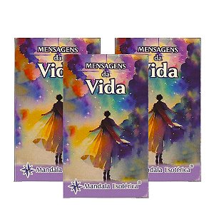 Kit Revenda 6 Baralhos Oráculo Mensagens da Vida 54 Cartas
