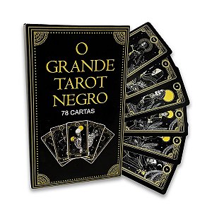 O Grande Tarot Negro 78 Cartas Com Manual Detalhado