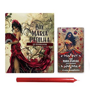 Box Maria Padilha Leitura Tarô Iniciantes Avançados 2 itens