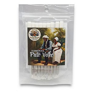 Kit 10 Kumbayas Preto Velho Blend de Ervas e Flores Naturais
