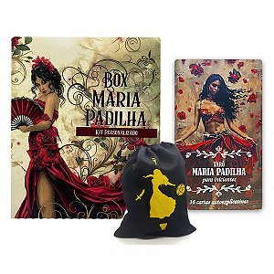 Box Maria Padilha Leitura Tarô Iniciante Com Bolsa Sortida