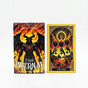 Taro Infernal Magia e Ocultismo 78 Cartas com Manual