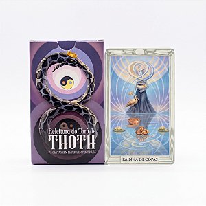 Releitura do Tarô de Thoth 78 Cartas com Manual Explicativo
