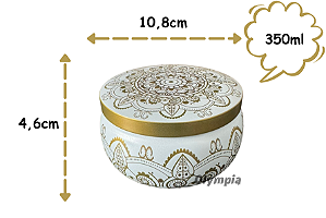 Lata Filigrana Pérola 350ml