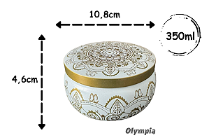 Lata Filigrana Pérola 350ml