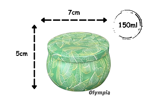 Lata Folhaara Green 150ml