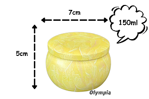 Lata Folhaara Yellow 150ml