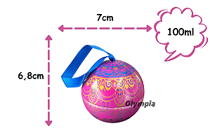 Lata Bolinha Agata Rosa 100ml