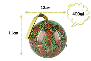 Lata Bola Natal Real 400ml