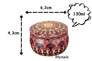 Lata Mandala Ônix 130ml