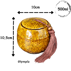 Cerâmica Chinesa Amarelo 500ml