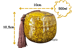 Cerâmica Chinesa Amarelo 500ml