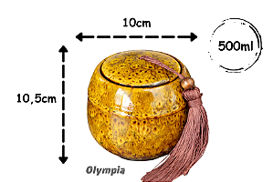 Cerâmica Chinesa Amarelo 500ml