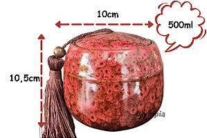 Cerâmica Chinesa Vermelho 500ml