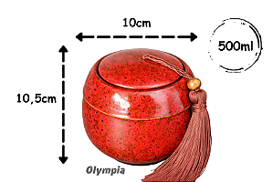 Cerâmica Chinesa Vermelho 500ml