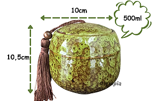 Cerâmica Chinesa Verde 500ml