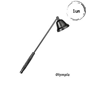 Abafador de vela Black Olympia