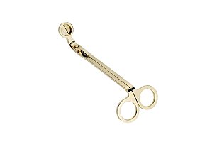 Tesoura aparador de pavio Gold