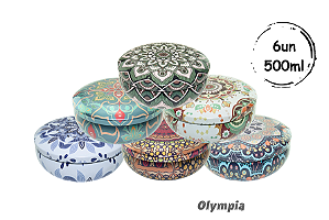 6 Latas Premium Olympia 500ml