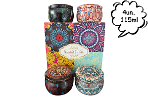 Kit Caixa Com 4 latas 115ml.