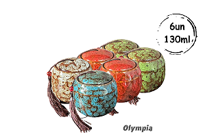 6un Cerâmica Chinesa 130ml