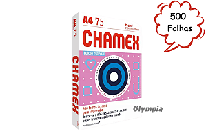 500 FOLHAS papel A4 Chamex 75g