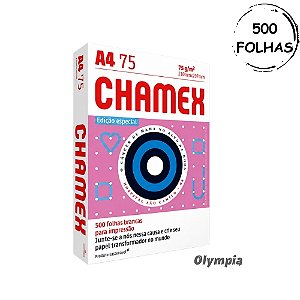 500 FOLHAS papel A4 Chamex 75g