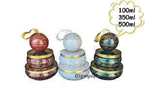 Kit 9 Pçs Latas Rubi, Pérola e Esmeralda