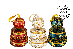 Kit 9 Pçs Latas Rubi, Pérola e Esmeralda Tiffany
