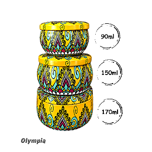 Coleção 3 Latas Liora