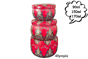 Coleção 3 Latas Amaya