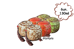 6un Cerâmica Chinesa 130ml