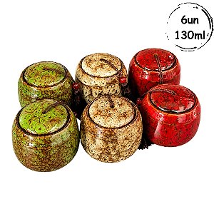 6un Cerâmica Chinesa 130ml