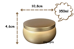 Lata Premium Ouro Fosco 350ml