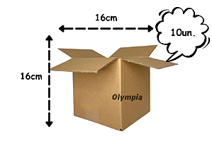 Caixa de Papelão p/ Correios 16x16x16cm