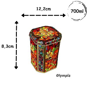 Lata Rendas Vitral 700ml Meister