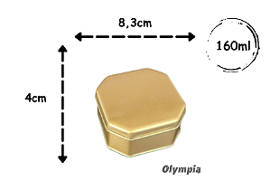 Lata Ouro Fosco 160ml