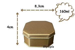 Lata Ouro Fosco 160ml