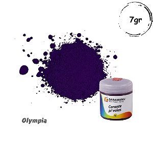 Corante em pó Azul para velas 7grs Saramanil