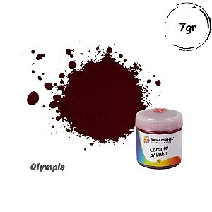 Corante em pó Vermelho para velas 7grs Saramanil