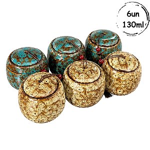 6un Cerâmica Chinesa 130ml