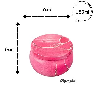 Lata Marmorizada Vermelha 150ml